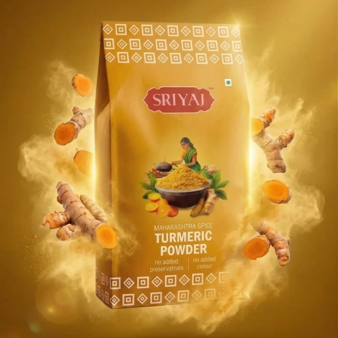 Turmeric Powder Packaging Design